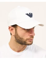 Unisex kšiltovka bílá model 20256274 - Emporio Armani Unisex kšiltovka bílá model 20256274 - Emporio Armani