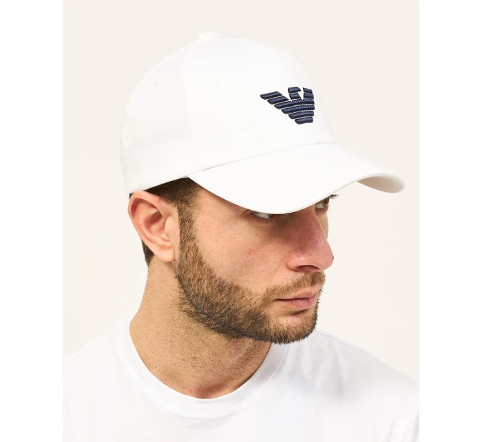 Unisex kšiltovka bílá model 20256274 - Emporio Armani Unisex kšiltovka bílá model 20256274 - Emporio Armani