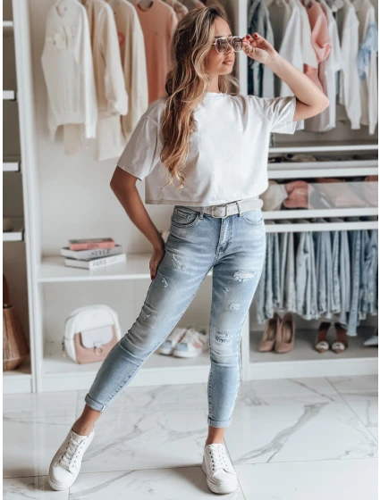 Dámské džínové kalhoty modré Dstreet model 21989083 - FashionStreet