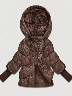 Dámská bunda s  hnědá model 22343730 - S'WEST