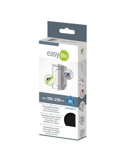 MOSKYTIÉRA NA DVEŘE 2X60X210 ČERNÁ MOSKYTIÉRA NA DVEŘE 2X60X210 ČERNÁ