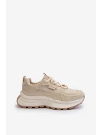 Dámské Tenisky HI-POLY SYSTEM Big Star NN274A105 Bežové Dámské Tenisky HI-POLY SYSTEM Big Star NN274A105 Bežové