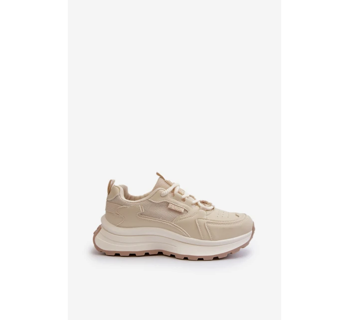 Dámské Tenisky HI-POLY SYSTEM Big Star NN274A105 Bežové Dámské Tenisky HI-POLY SYSTEM Big Star NN274A105 Bežové