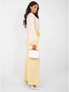 IT kalhoty SP FL8569 1.06 světle žlutá