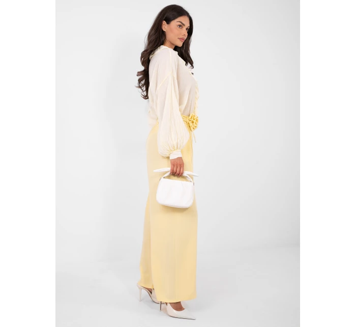 IT kalhoty SP FL8569 1.06 světle žlutá