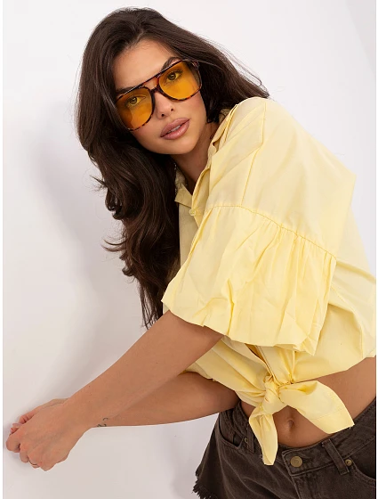 Koszula MI KS model 22136198 jasny żółty - FPrice