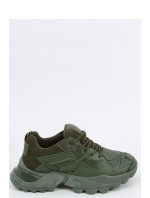 Dámská sportovní obuv / tenisky model 18523073 khaki zelená - Inello