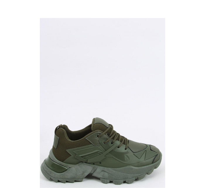 Dámská sportovní obuv / tenisky model 18523073 khaki zelená - Inello