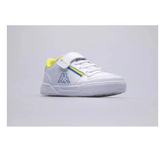 Dětské boty Marabu II K Jr 260817K-1060 Bílá se žlutou - Kappa Dětské boty Marabu II K Jr 260817K-1060 Bílá se žlutou - Kappa