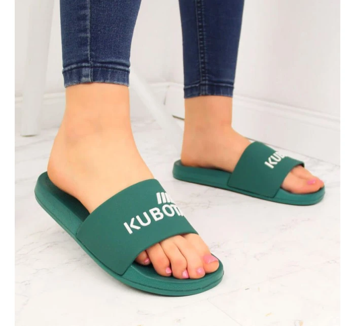 Plážové žabky model 21904422 základní zelená - Kubota Plážové žabky model 21904422 základní zelená - Kubota