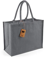 Westford Mill W 407 Jutová nákupní taška "Classic" 50.0407 graphite grey/graphite grey