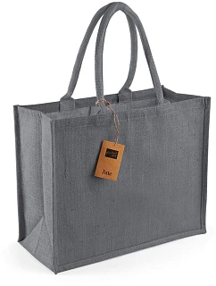 Westford Mill W 407 Jutová nákupní taška "Classic" 50.0407 graphite grey/graphite grey