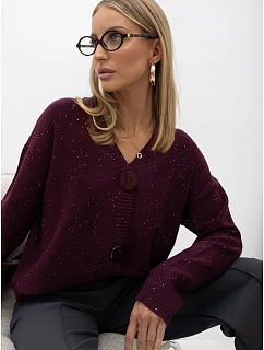 Sweter IR SW model 22544386 bordowy - FPrice