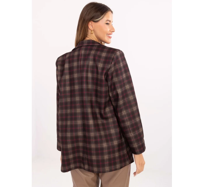 Marynarka IT MA model 21441119 ciemny brązowy - FPrice