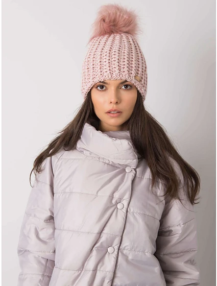 Dámská čepice JK CZ 33 model 15837282 světle růžová - FPrice