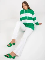 Mikina RV BL 8074.98 bílá a zelená