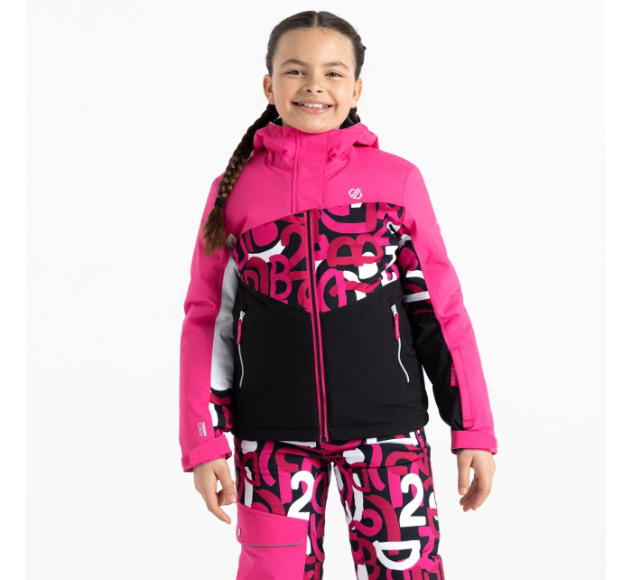 Dětská zimní lyžařská bunda Humour II Jacket DKP401-PNB růžová - Dare2b