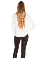 Sexy KouCla pullover with trendy gaps