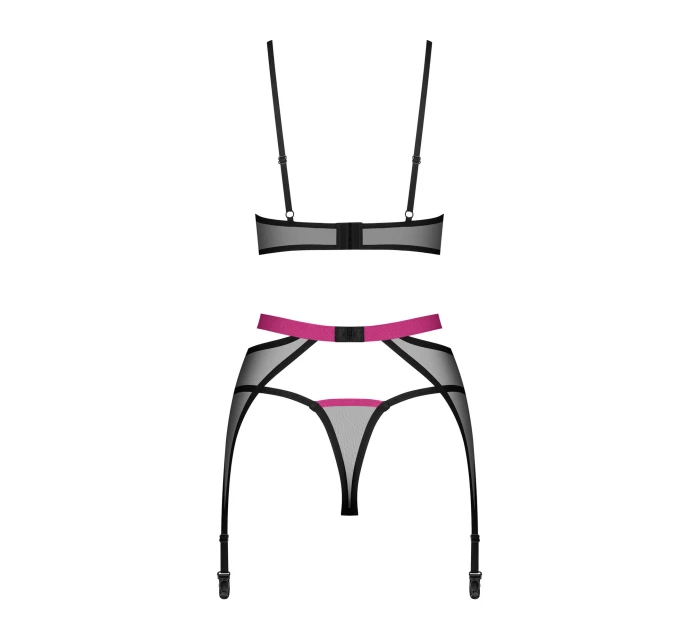 Dámský sexy set Set černý model 22022609 - Obsessive Dámský sexy set Set černý model 22022609 - Obsessive