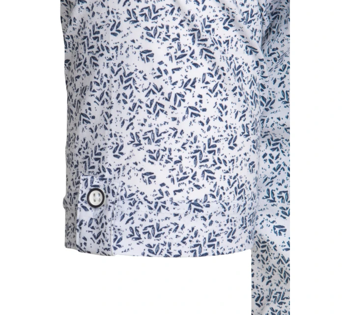 Pánská bílá košile s krátkým rukávem FashionStreet KX1072