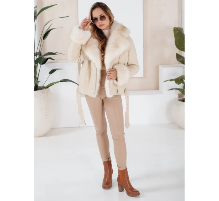 béžová dámská bunda ramones model 21991666 - FashionStreet