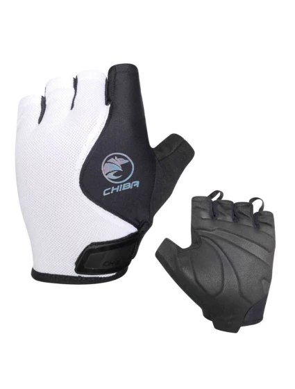 Rukavice CHIBA LADY AIR PLUS černobílé XS Rukavice CHIBA LADY AIR PLUS černobílé XS