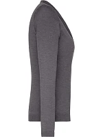 JN 660 Dámský pletený cardigan s výstřihem do V model 22487979 anthracite melange - Daiber JN 660 Dámský pletený cardigan s výstřihem do V model 22487979 anthracite melange - Daiber