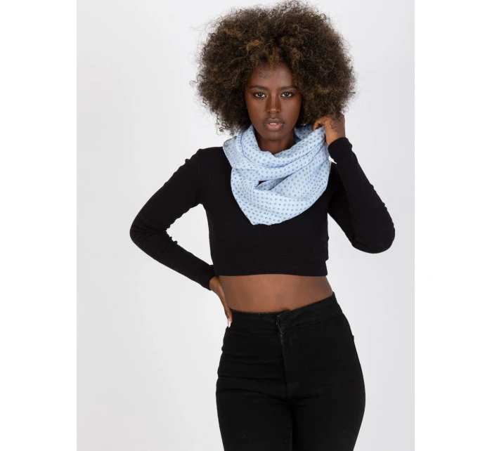 Dámská tunelová šála AT CH BF48181 světle modrá