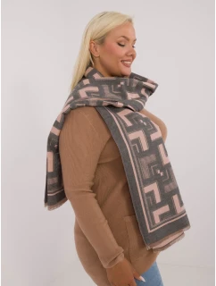 Szalik AT SZ model 20473672 szaro różowy - FPrice