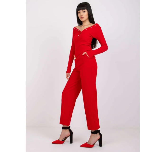 FE SP 5704 kalhoty.69P červená