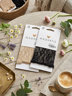 Magnetis Krajkové ponožky Flowers