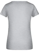 Daiber 8007 Dámské tričko z bio bavlny 02.8007 grey heather Daiber 8007 Dámské tričko z bio bavlny 02.8007 grey heather