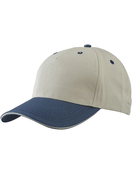 Daiber MB 6526 5 panelová sandwich kšiltovka 03.6526 beige/navy/beige Daiber MB 6526 5 panelová sandwich kšiltovka 03.6526 beige/navy/beige
