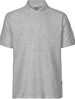 Neutral O 20080 Pánské piqué polo z bio bavlny 77.2080 sport grey