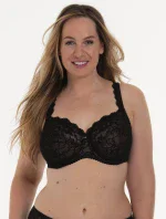 Bobette podprsenka s kosticí Full Cup 5289 black - RosaFaia