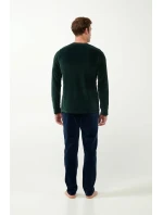 Vamp - Klasické sametové pyžamo 21715 - Vamp