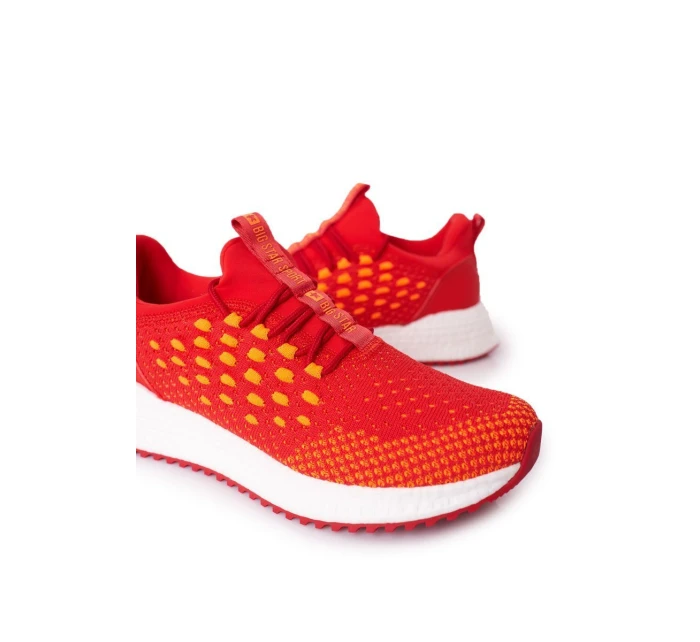 Pánské Sportovní Obuv Big Star Memory Foam FF174240 červené Pánské Sportovní Obuv Big Star Memory Foam FF174240 červené