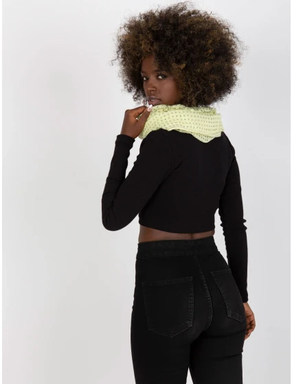 Dámská tunelová šála AT CH BF48181 světle žlutá