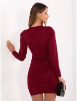 Šaty IT SK 20277.03P bordó Šaty IT SK 20277.03P bordó