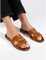 Praktické nazouváky dámské na plochém podpatku Praktické nazouváky dámské na plochém podpatku