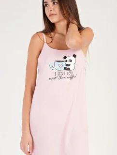 Dámská noční košile na ramínka Coffee