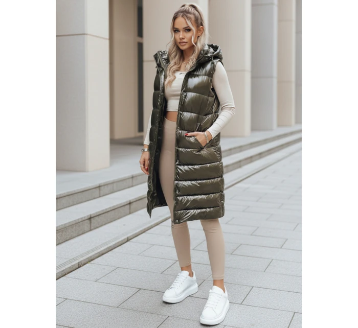 Dámská prošívaná vesta GANTINI zelená FashionStreet TY3747