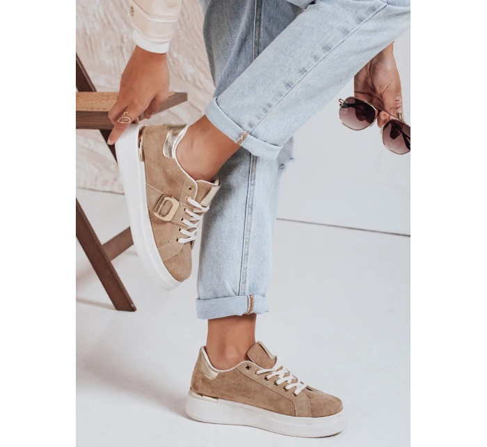 FashionStreet béžové dámské tenisky ZY1067