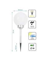 20x53,5 cm SOLAR BALL LAMP
