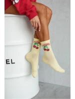 Dámské Ponožky model 21697622 Žluté - Milena Dámské Ponožky model 21697622 Žluté - Milena