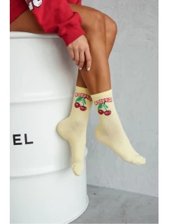 Dámské Ponožky model 21697622 Žluté - Milena