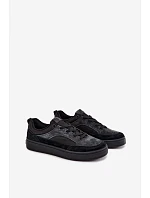 Pánské semišové zateplené tenisky Big Star model 22393398 Černé - Big Star Shoes Pánské semišové zateplené tenisky Big Star model 22393398 Černé - Big Star Shoes