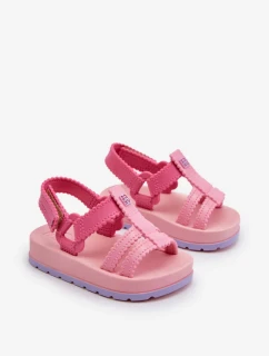 Dětské vonné sandály na suchý zip ZAXY Růžové
