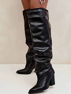 Kozačky na podpatku  model 230946 Step in style
