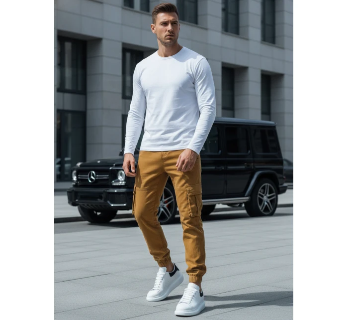 Pánské bojové kalhoty hnědé Dstreet model 21973181 - FashionStreet